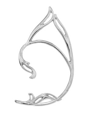 Silver Leaf Ear Cuff (Pair)